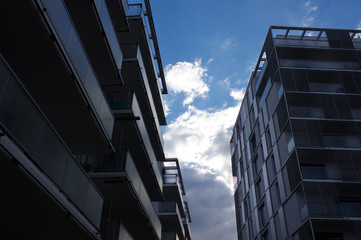 immeubles dans le quartier de Chateaucreux a Saint-Etienne