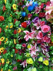 The Various of Plastic Flowers