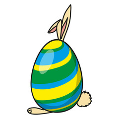 Easter Egg with the Bunny