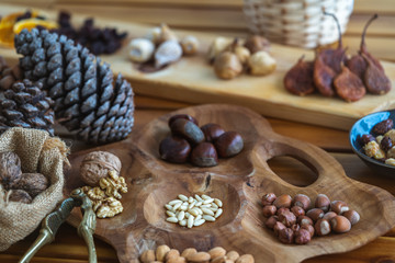Nuts and dried fruits