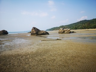 einsame Strände abseits des Tourismus Krabi Thailand 