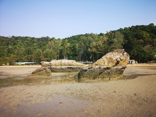 einsame Strände abseits des Tourismus Krabi Thailand 