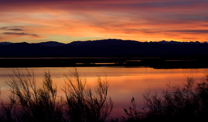 Coucher de soleil, Occitanie