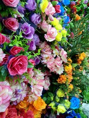 The Various of Plastic Flowers