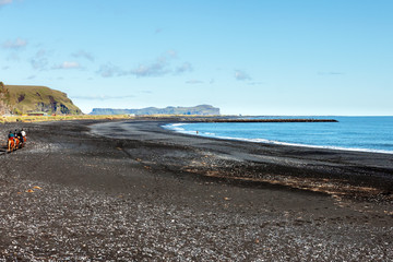 Tourist favorite is Black Beach Iceland