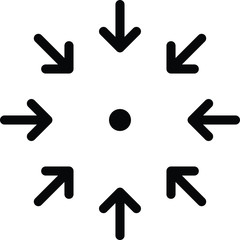 Concentration  icon, vector