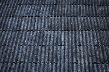 Old, gray roof abstract backgorund texture with patterns and lines.