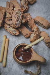 delicious mouth-watering sweets on the table