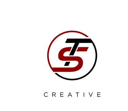 ts logo design vector icon