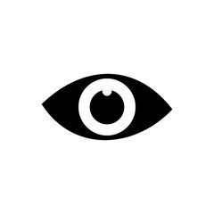 Obraz premium eye vector icon illustration sign