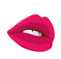 lip vector illustration