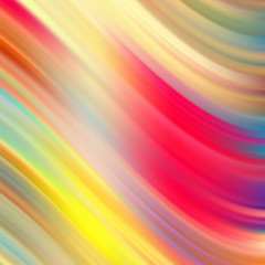Modern Digital Pattern with Rainbow Brush Strokes. Abstract Realistic Light Template for Cover, Poster, Banner, 