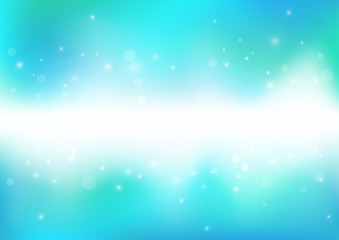 Abstract gradient pastel background with blurred lights and bokeh. Vector illustration.
