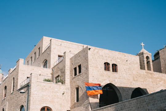 YAFFA ISRAEL OLD CITY BUILDING CLEAR SKY 