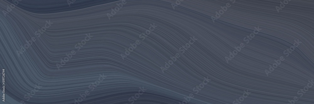 Poster colorful header design with dark slate gray, very dark blue and dim gray colors. dynamic curved lines with fluid flowing waves and curves