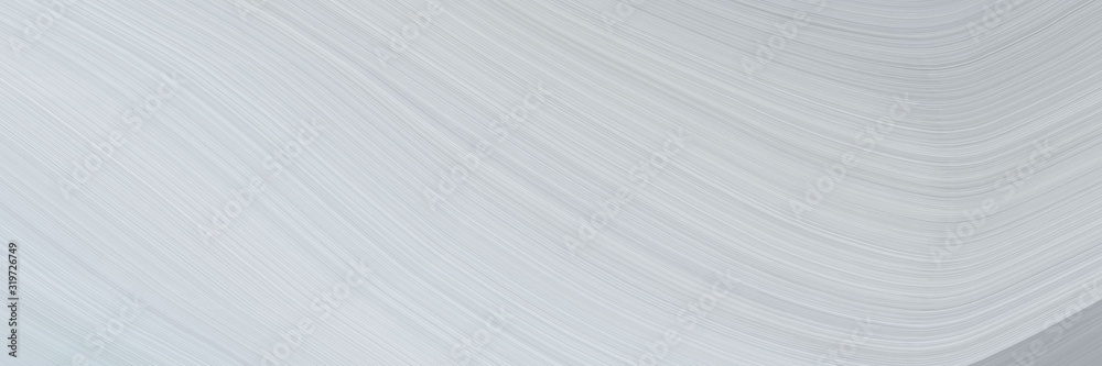 Poster surreal banner design with light gray, dark gray and lavender colors. dynamic curved lines with fluid flowing waves and curves