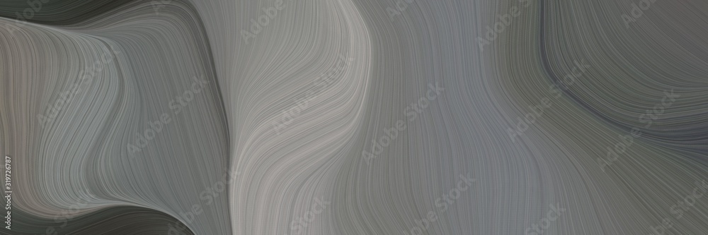 Aufkleber moving header with dim gray, dark slate gray and dark gray colors. dynamic curved lines with fluid flowing waves and curves