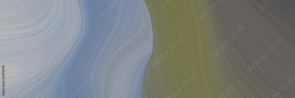 Aufkleber dynamic header with dim gray, dark gray and light slate gray colors. dynamic curved lines with fluid flowing waves and curves