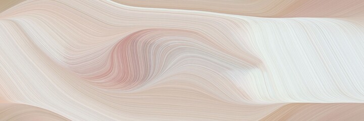 moving horizontal header with pastel gray, lavender and rosy brown colors. dynamic curved lines with fluid flowing waves and curves