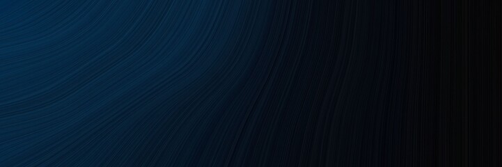 modern header with black, very dark blue and very dark green colors. dynamic curved lines with fluid flowing waves and curves