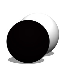 3D illustration geometric shape isolated on white background