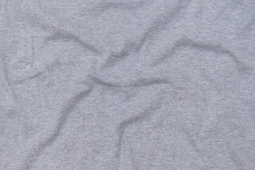 Fototapeta na wymiar Grey cotton textile fabric background.