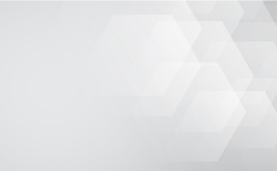 Obraz premium Abstract white and gray gradient background. Shapes design background. Illustration