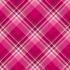 Seamless pattern in stylish bright berry pink colors for plaid, fabric, textile, clothes, tablecloth and other things. Vector image. 2