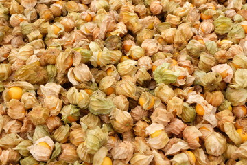 Cape Gooseberry, antioxidant fruit Sold by farmers market And according to the supermarket