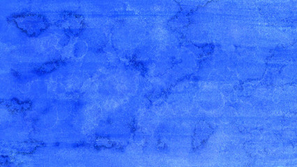 Hand drawn abstract blue watercolor dirty textured background