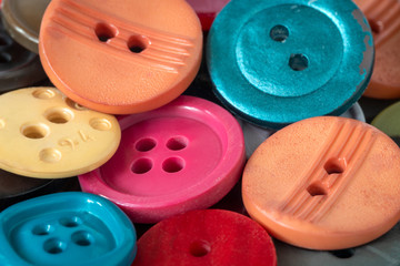 Pile of vintage buttons