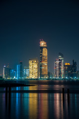 Fototapeta na wymiar Abu Dhabi Downtown Skyline