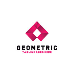Crystal logo design vector template with gradient color Concept style. gem Symbol and geometric icon for Web, gemstone, shop, jewelry, finance, Company And Business.