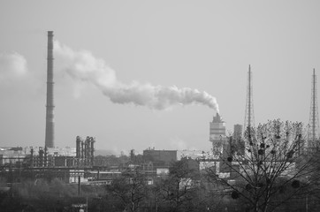 Oil refinery. Equipment for primary oil refining