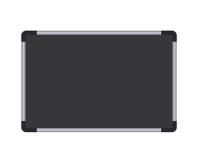 Isolated magnetic whiteboard, office marker board
