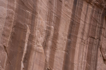 Striped sandstone in Utah