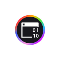 Fototapeta premium Coding - App Icon
