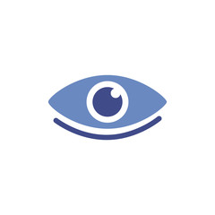 eye human organ isolated icon