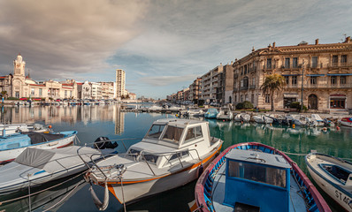 Canal Royal in the city of Sete South France