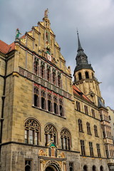 halle saale, deutschland - fassade vom historischen landgericht