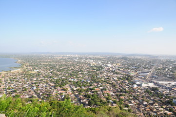  Panoramic of Cartagena from the top of the Popa