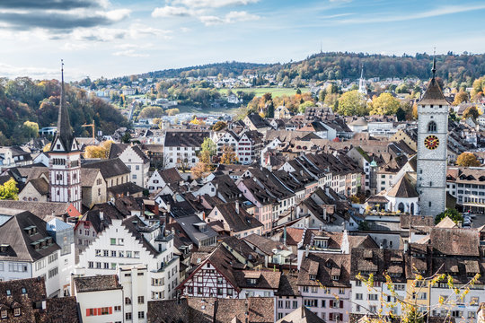 Historic center of the city of Schaffhausen
