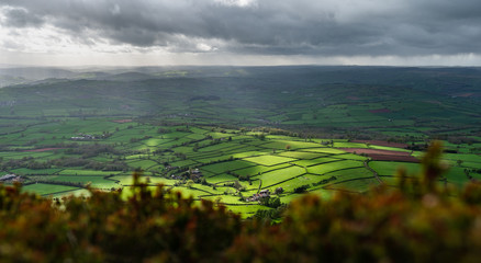 Beautiful countryside in Brecon Beacons, Wales.