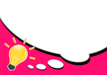 Speech popart elements. Comic cartoon shapes for dialog thinking and talking on  backgrounds