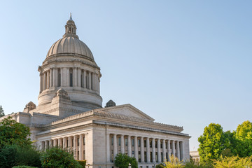 Fototapeta na wymiar State Capitol (Legislative building) in Olympia, capital of Washington state, USA