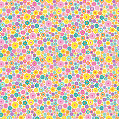 small seamless floral vector pattern