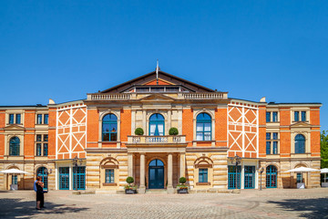 Bayreuther Festspielhaus, Bayreuth, Deutschland 