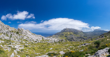 Tramuntana Gebirge auf Mallorca - Panorama Sierra de Tramuntana