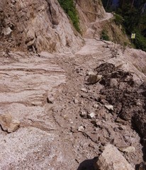 morphology of unmaintenance road