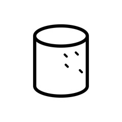 Marshmallow icon trendy